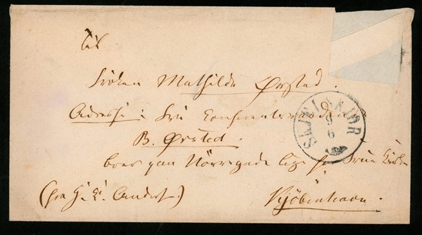 Brev fra H.C. Andersen til Mathilde Ørsted (09/06-1864)